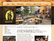 Tablet Screenshot of kickapootavern.com